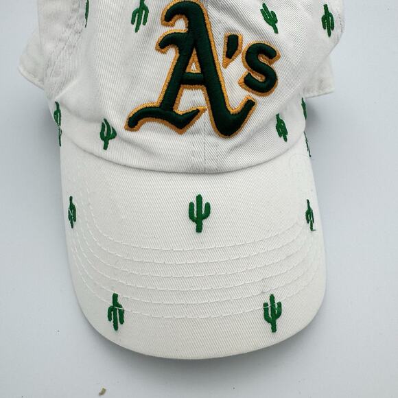 Women's '47 White Oakland Athletics Spring Training Confetti Adjustable Hat - Picture 3 of 10